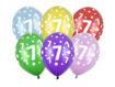 Picture of LATEX BALLOONS METALLIC 7TH BIRTHDAY 12 INCH - 6 PACK